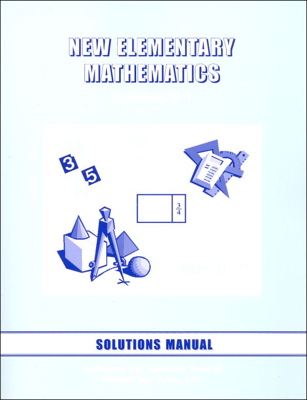 New Elementary Math 1 Solution Manual