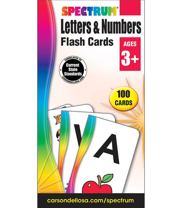 Letters & Numbers (Spectrum Flash Cards)