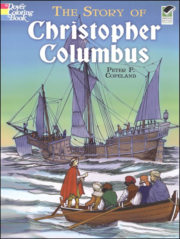 Story of Christopher Columbus Coloring Book