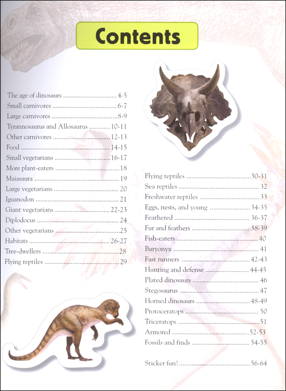 Sticker Encyclopedia Dinosaurs Dorling Kindersley 9780756652326