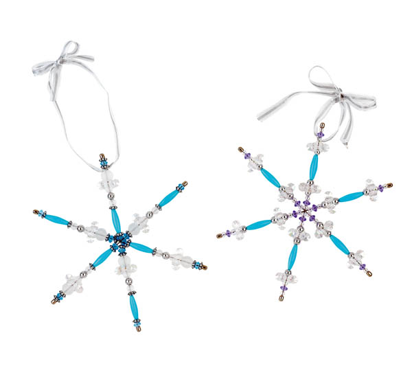 Beaded Snowflakes Ornaments Kit | Creativity for Kids | 9781585305599