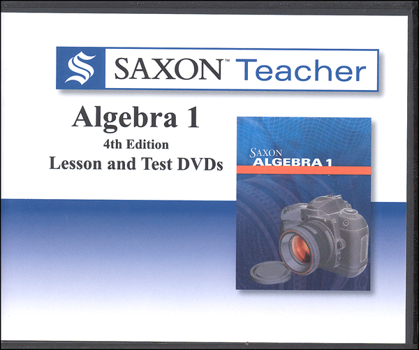 Saxon Teacher For Algebra 1 4th Edition Dvds Saxon Publishers 9780544253193