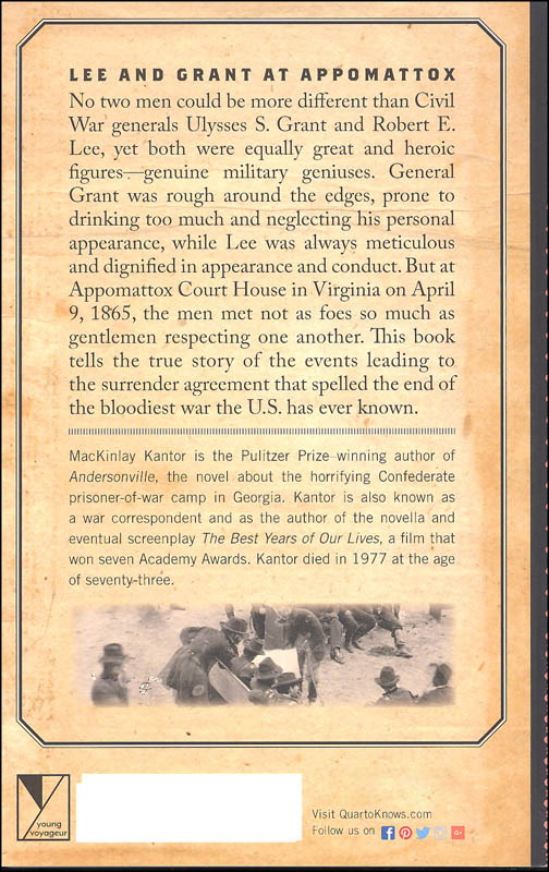 Lee and Grant at Appomattox Voyageur Press 9780760352267