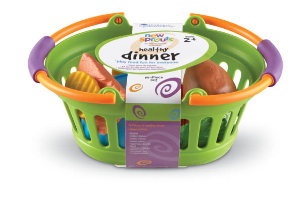 New Sprouts Healthy Dinner Play Food (13 Pieces)