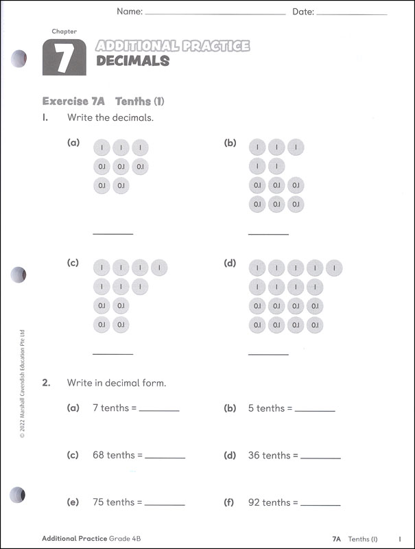 Primary Math 2022 Additional Practice 4B | Marshall Cavendish ...