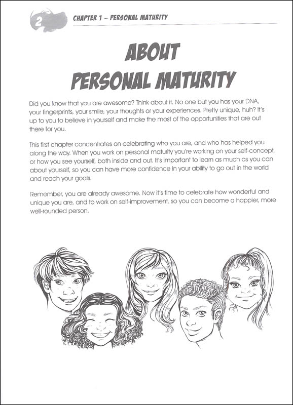 I Am Awesome A Healthy Workbook For Kids Black And White Version First Steps Publishing