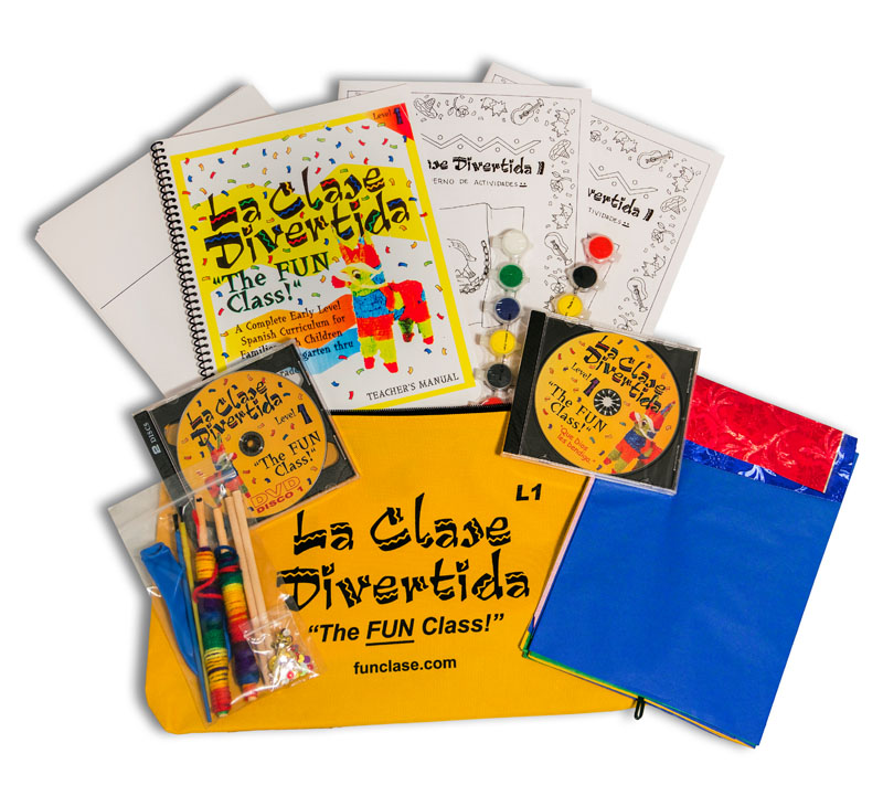 La Clase Divertida Level I Curriculum Kit with CD/DVD