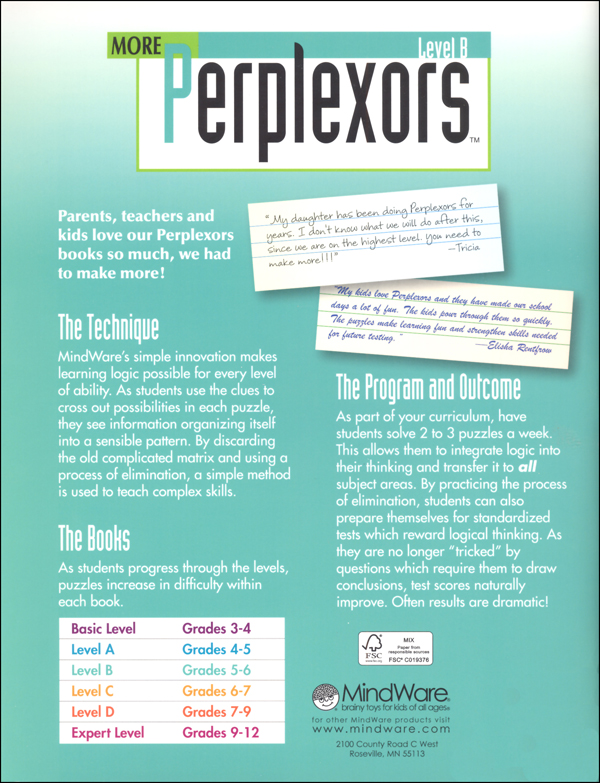 Perplexors: More Level B | MindWare