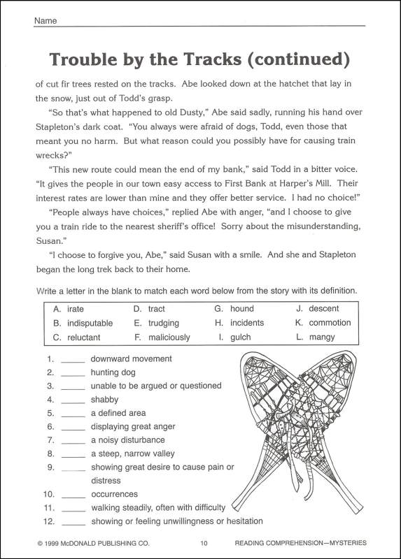Reading Comprehension Mystery Stories