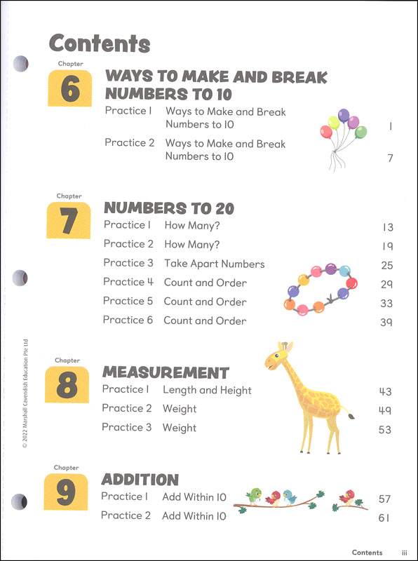 Primary Mathematics Mastery And Beyond Kindergarten B | Marshall ...