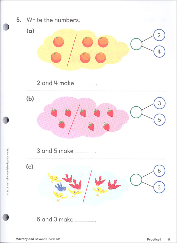 Primary Mathematics Mastery And Beyond Kindergarten B | Marshall ...