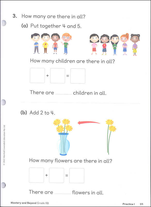 Primary Mathematics Mastery And Beyond Kindergarten B | Marshall ...