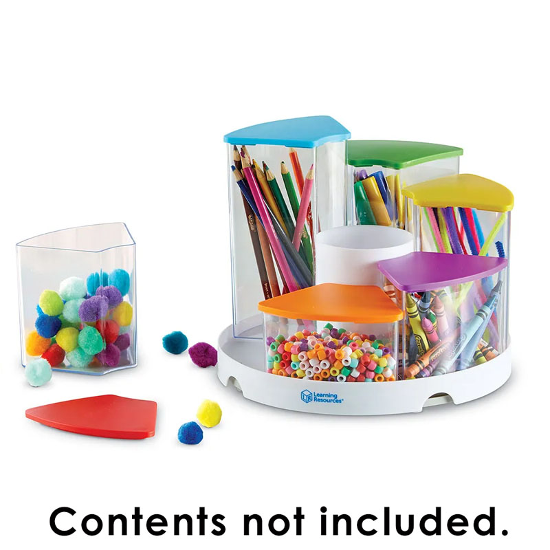 Create a Space See Thru Spinning Bins Learning Resources