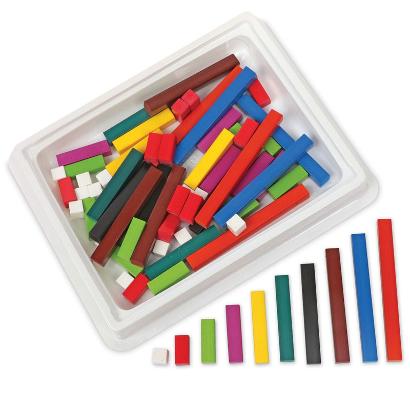 Learning Minds Wooden Maths Rods Set Cuisenaire Rods 