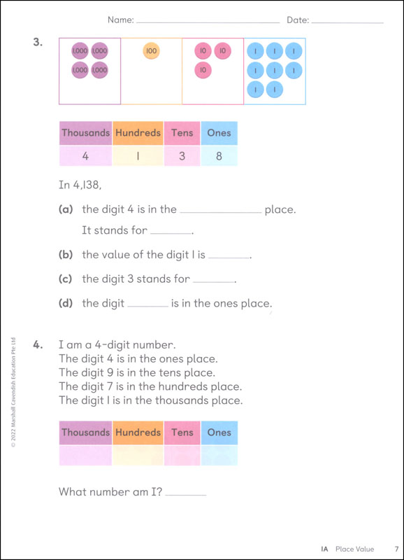 Primary Mathematics Student Book 3A (Revised Edition - 2022 Edition ...