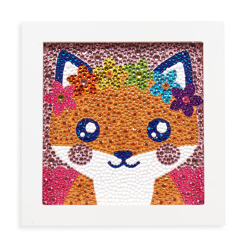 Razzle Dazzle DIY Gem Art Kit - Friendly Fox | OOLY