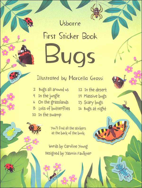 First Sticker Book - Bugs | EDC / Usborne | 9780794542047