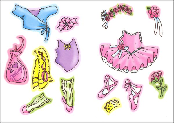 ballerina paper doll