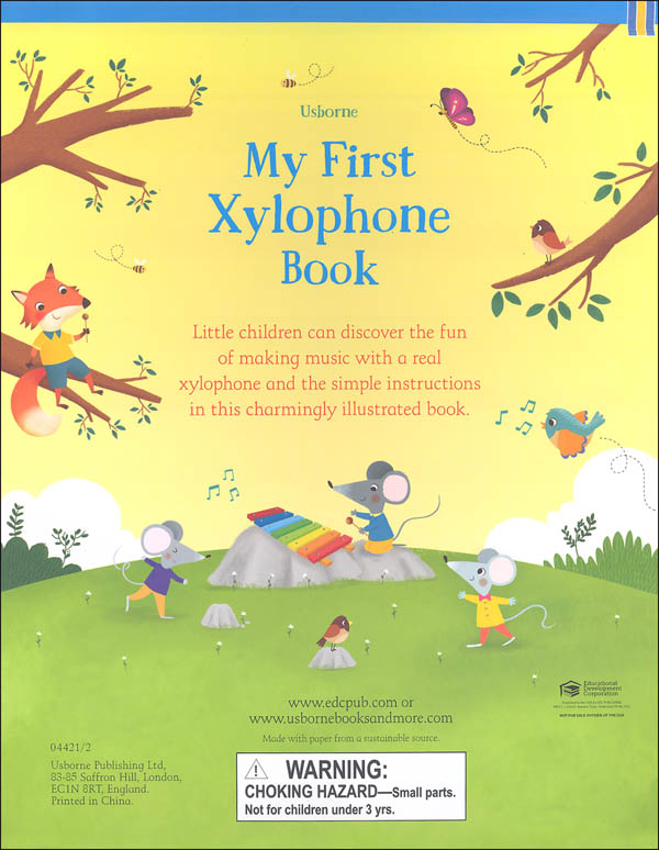 My First Xylophone Book Edc Usborne 9780794541149