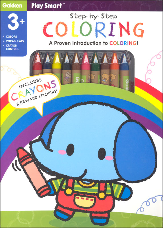 Play Smart Step-by-Step Coloring age 3+