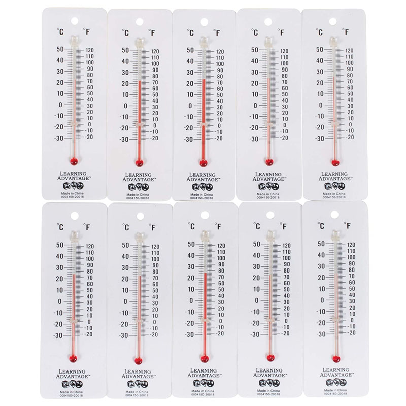 Student Thermometers Fahr/Celcius set of 10