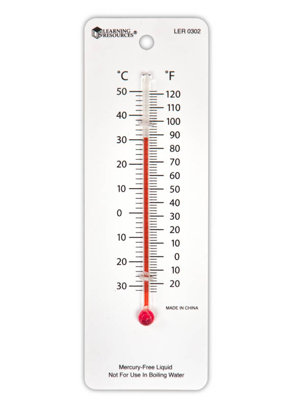 Student Thermometers Fahr/Celcius set of 10 Learning Advantage