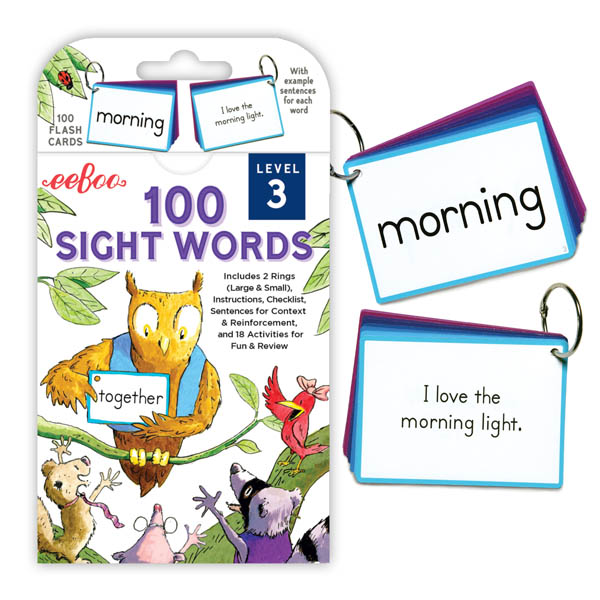 phonics flash cards sight words