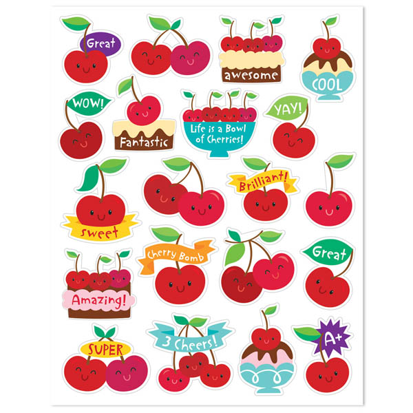 Cherry Scented Stickers | Eureka