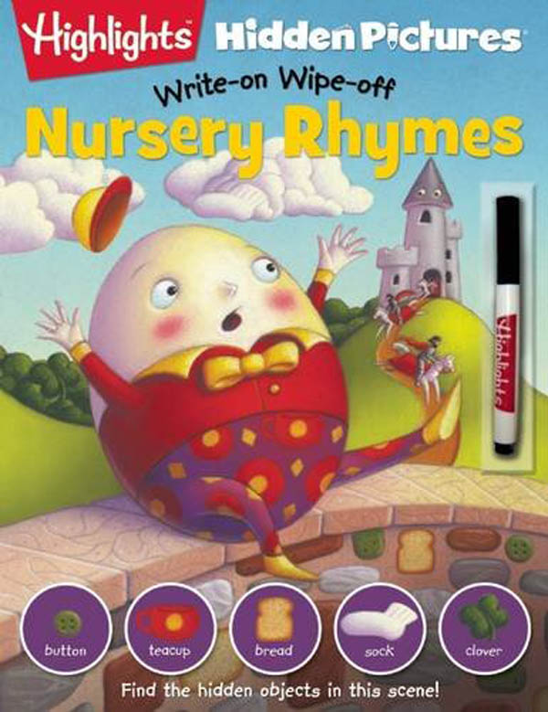 Nursery Rhymes Write On, Wipe Off Highlights for Children 9781629794181