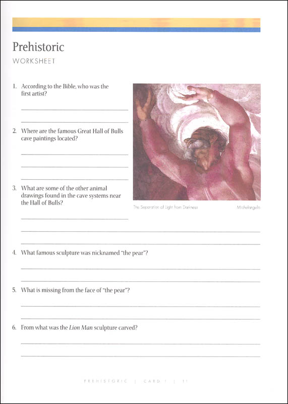 History of Art Workbook Veritas Press 9781936648412