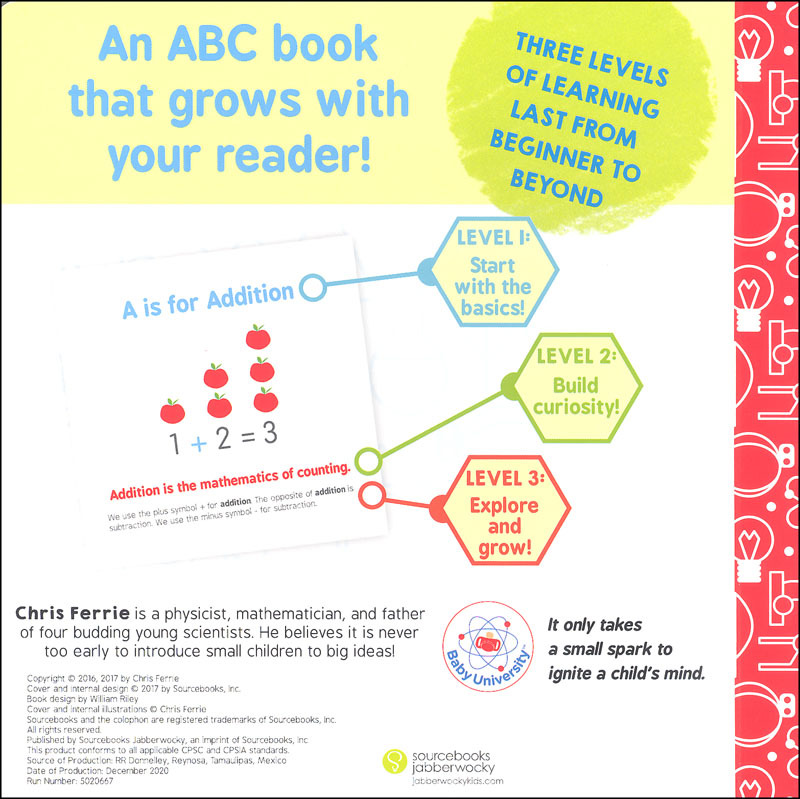 ABCs Of Mathematics Board Book (Baby University) | Sourcebooks Explore ...