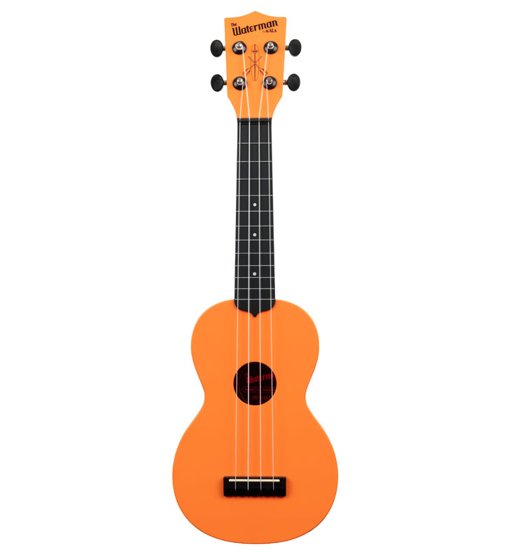 Waterman Ukulele (Soprano) - Sunset Orange | Kala Ukulele