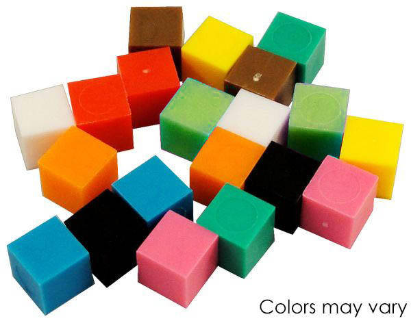 Centimeter Cubes - Set of 20 (2 Each of 10 Colors)