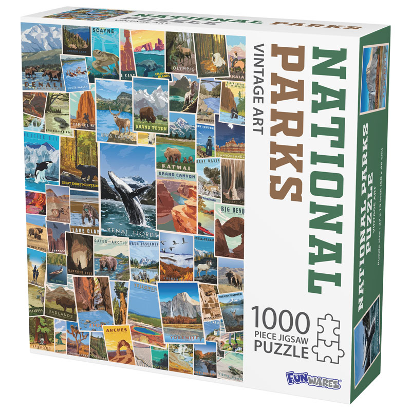 National Parks Jigsaw Puzzle (1000 piece) | UT Brands