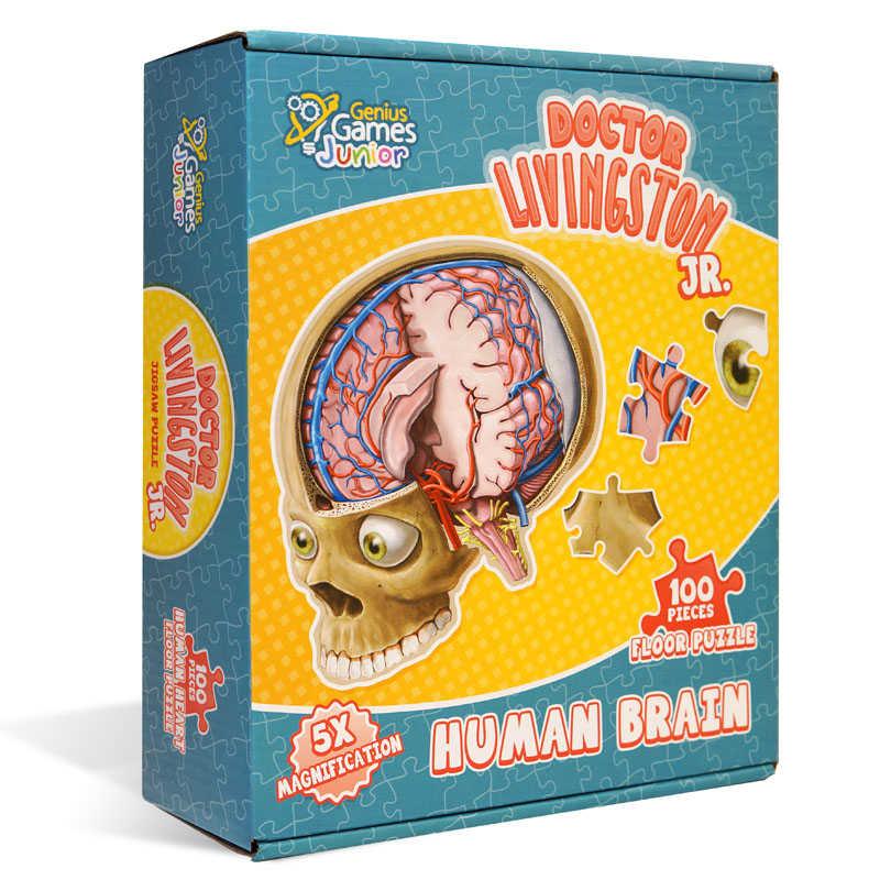 Dr. Livingston Jr. Human Brain Floor Puzzle (100 pieces)