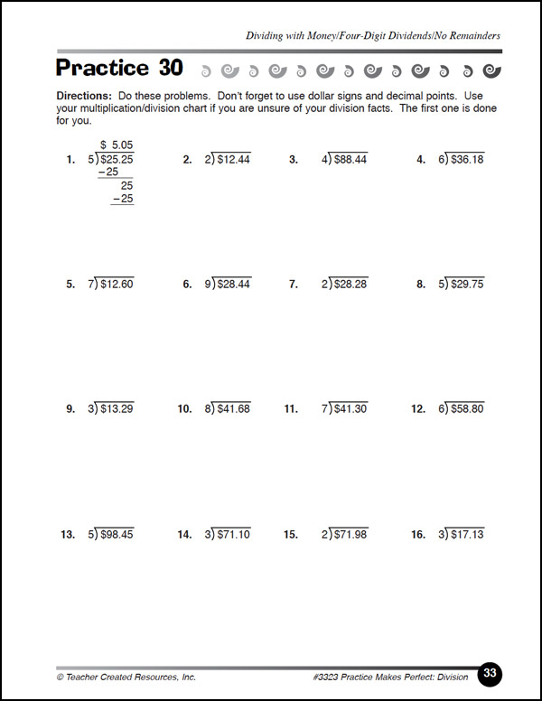 Division Grade 3 (PMP) | Teacher Created Resources | 9780743933230