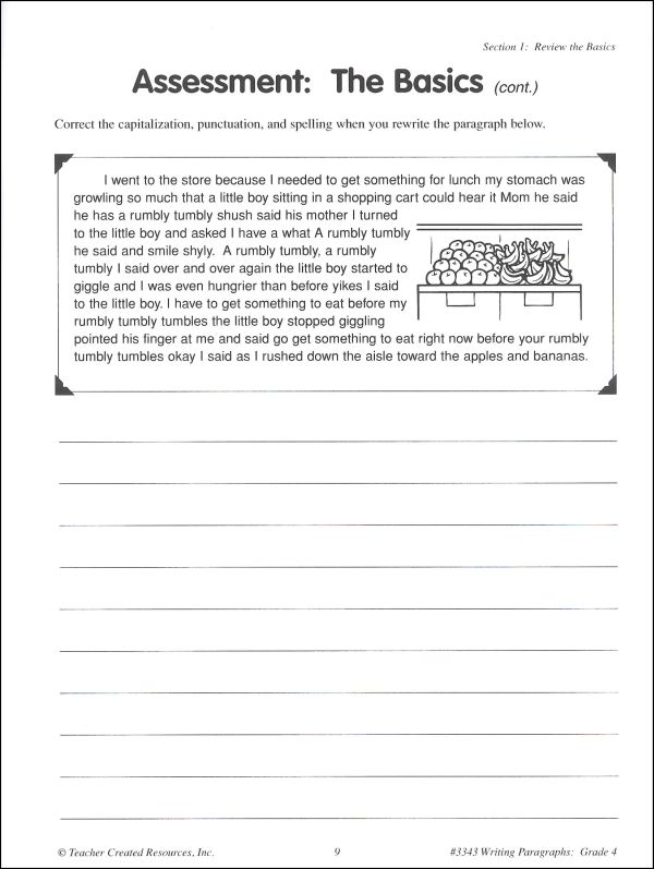 Writing Paragraphs Grade 4 (PMP) | Teacher Created Resources