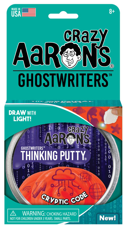 Cryptic Code Putty 4" Tin with Glow Charger (Ghostwriters)