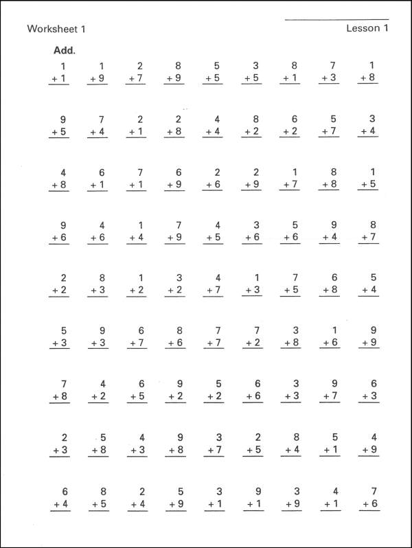 Horizons Math 3 Worksheet Packet | Alpha Omega Publications | 9780740300035