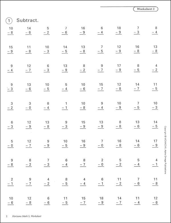 5th Grade Math Home Study Packet With 20 Worksheets In Winter Break 