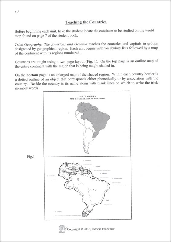 Trick Geography Americas and Oceania Teacher Guide Trick Geography
