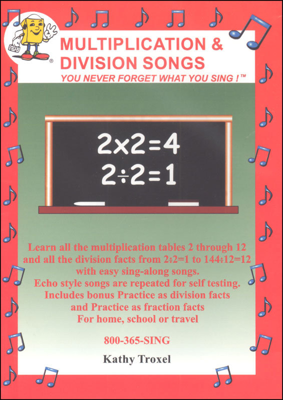 Multiplication & Division Songs DVD Set