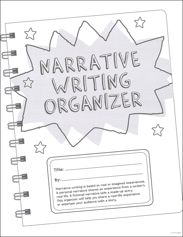 Narrative Writing Organizer Grades 4 5 Creative Teaching Press