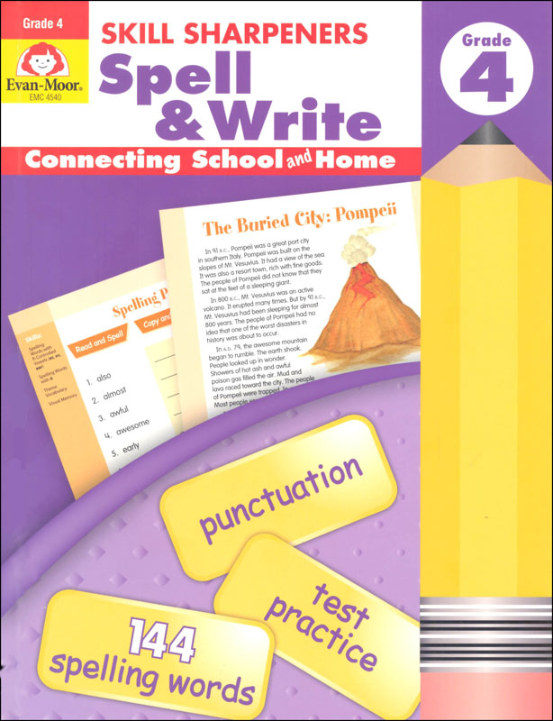 Skill Sharpeners: Spell & Write - Grade 4