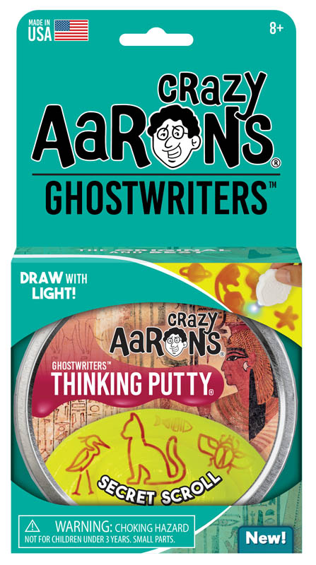 Secret Scroll Putty 4" Tin with Glow Charger (Ghostwriters)
