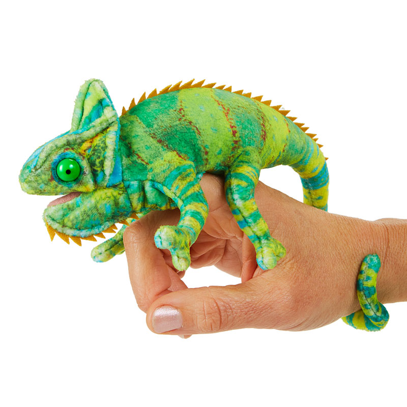 Mini Chameleon Finger Puppet | Folkmanis