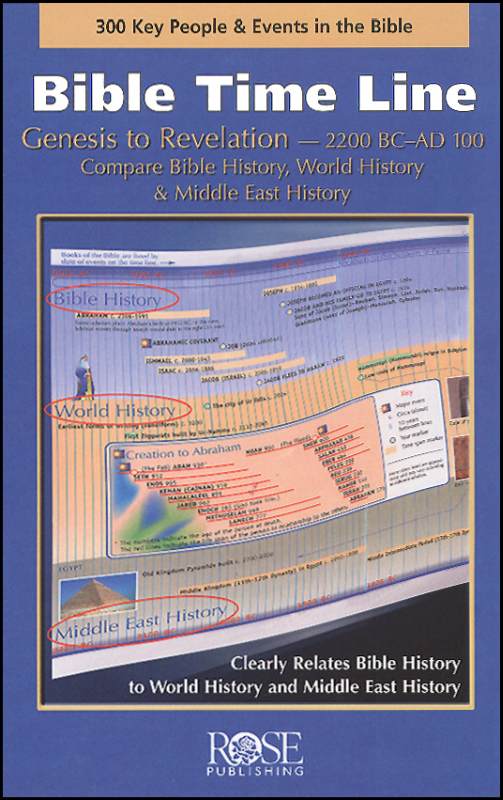 Bible Time Line Pamphlet | Rose Publishing | 9789901983513