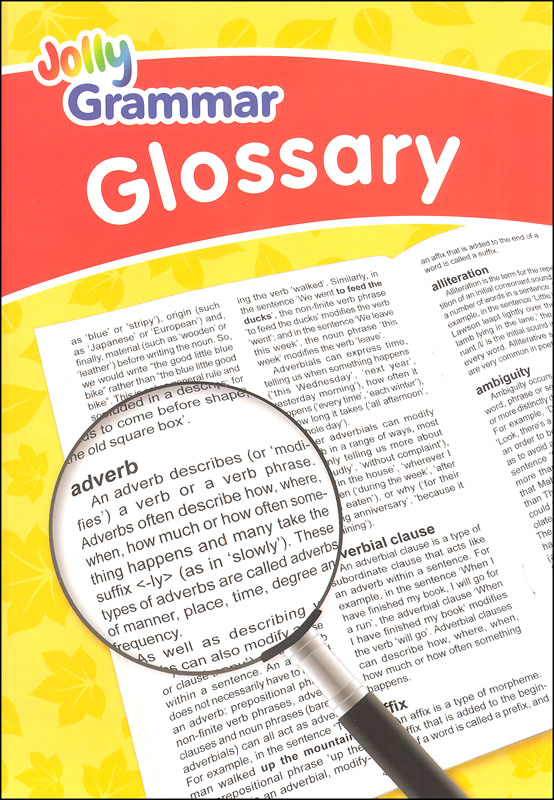 Jolly Grammar Glossary