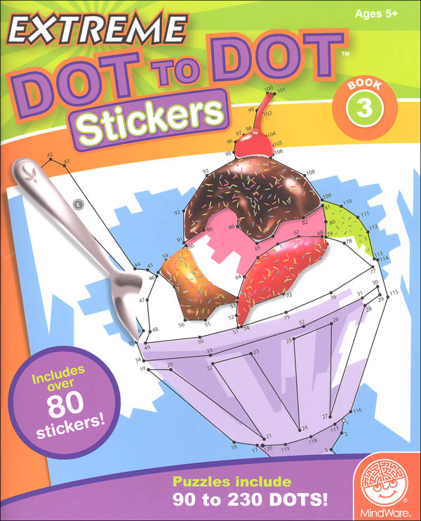 Extreme Dot to Dot Stickers - Book 3
