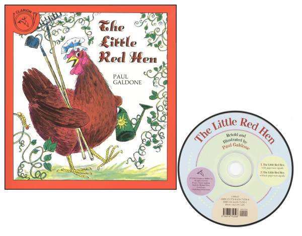 Tempel krave pegs Little Red Hen Book & CD | Clarion | 9780618752508